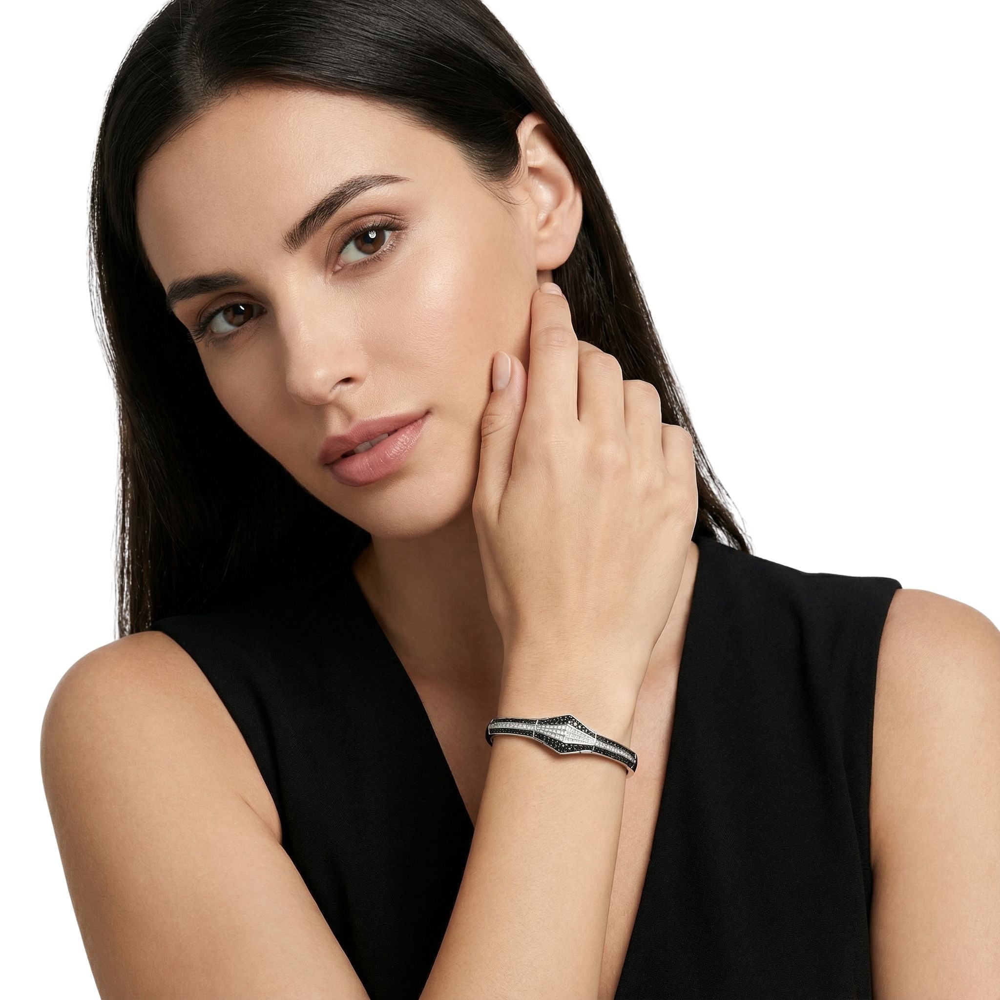IMPERARI ARCHITEKTURA ESSENTIALS – SIGNATURE BRACELET DIAMOND WHITE GOLD