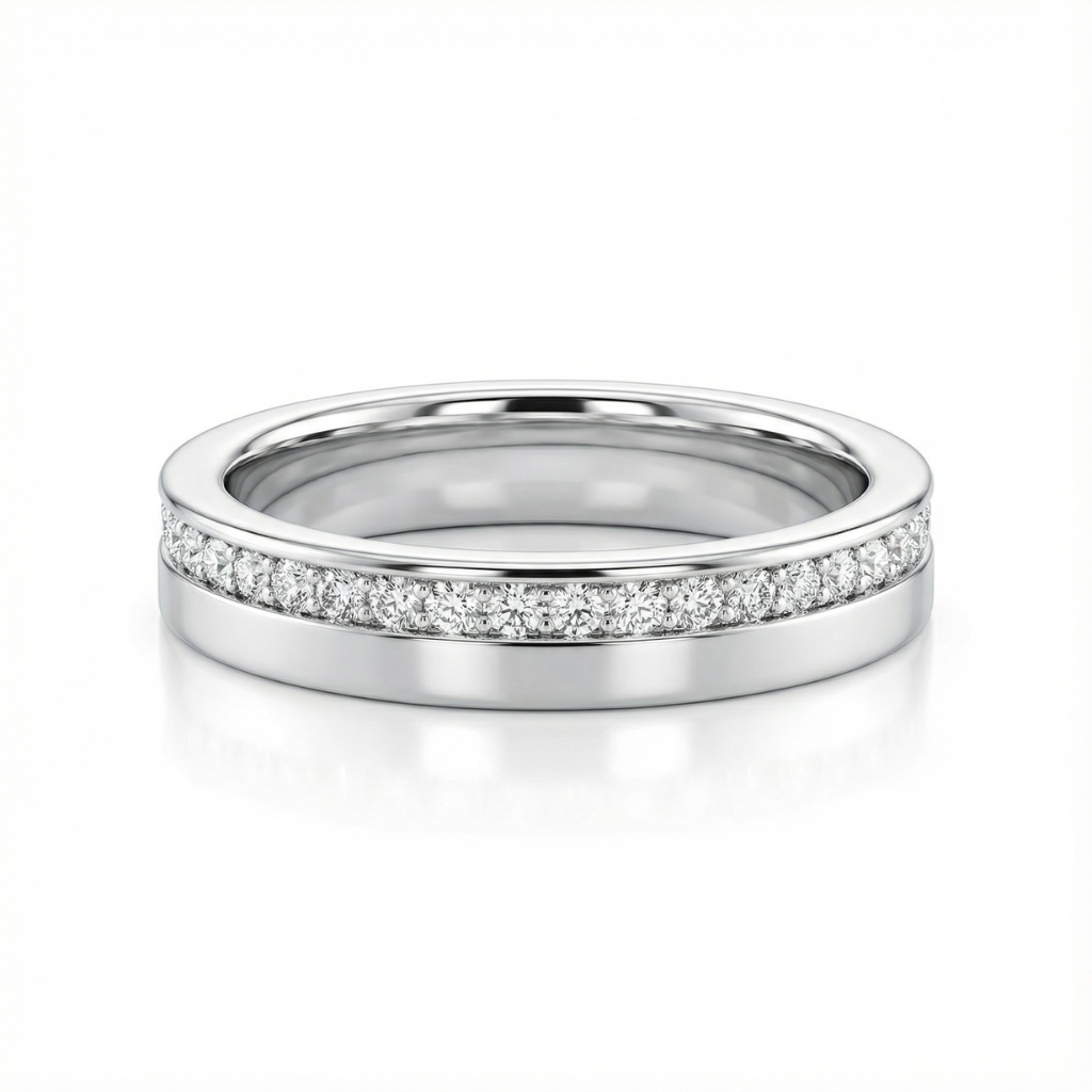 IMPERARI WEDDING BANDS SET – DIAMOND PLATINUM